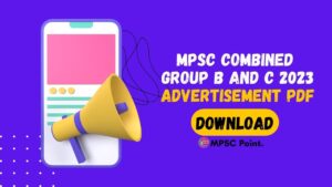 (PDF) MPSC Combine Group B & C 2023 Advertisement